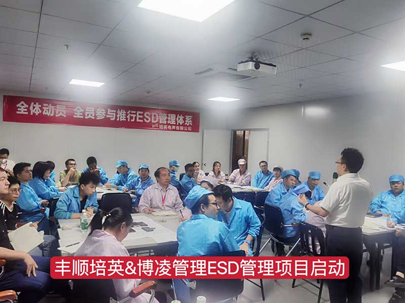 博凌管理為T(mén)ier1車載供應(yīng)商培英電聲公司導(dǎo)入ESD管理系統(tǒng)，提升產(chǎn)品質(zhì)量穩(wěn)定可靠性